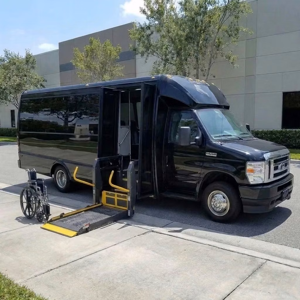 winter springs 18 passenger minibus wheelchair lift
