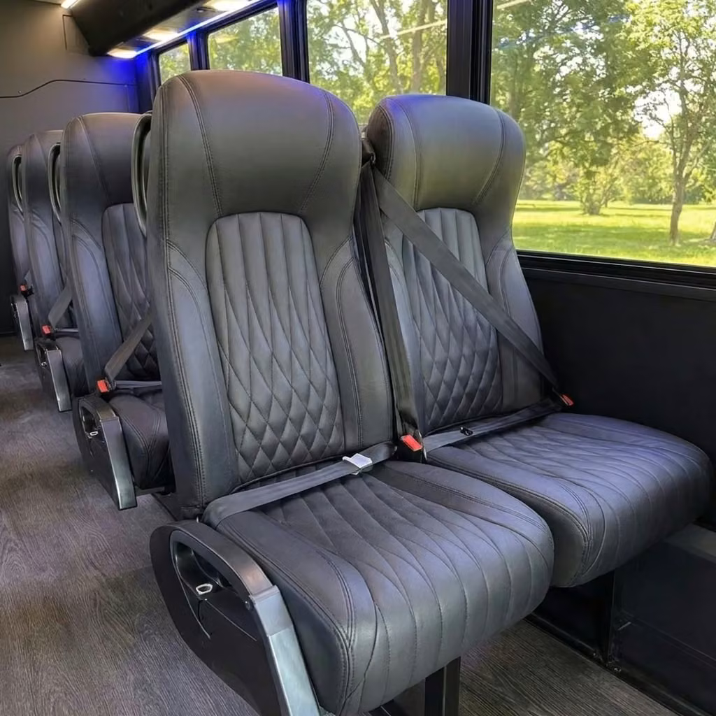 winter springs 20 passenger minibus high back seats