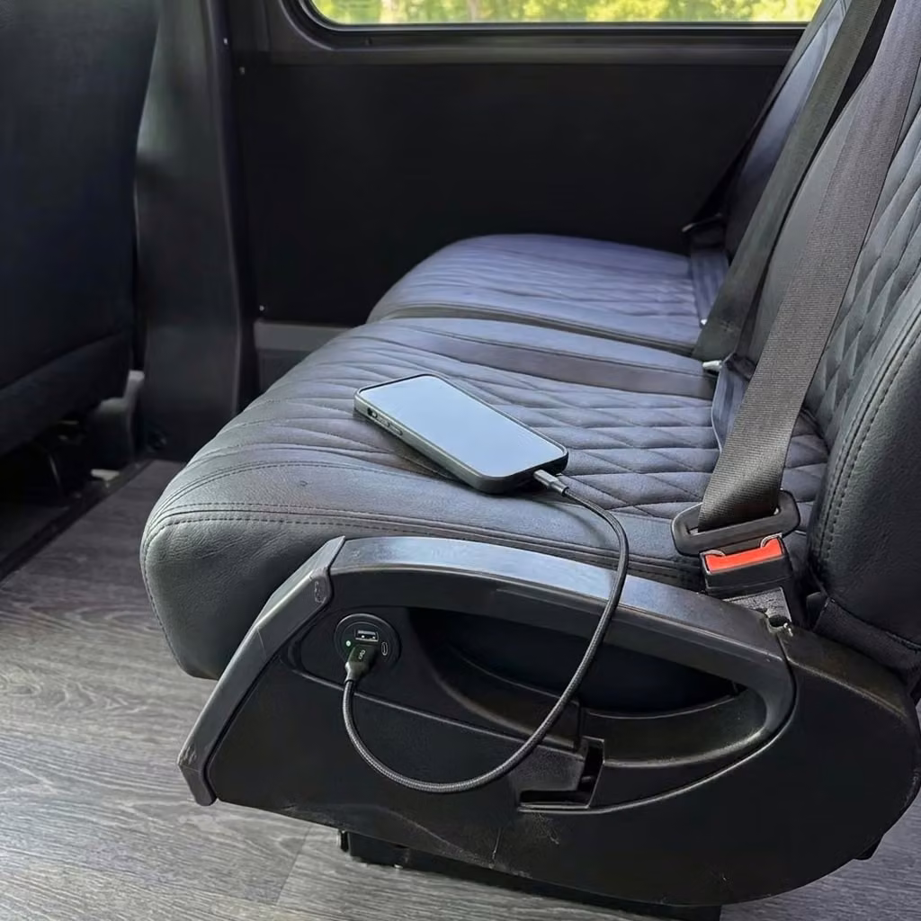 winter springs 20 passenger minibus usb charging