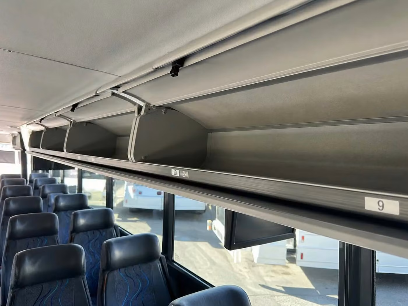 winter springs 25 passenger minibus overhead storage