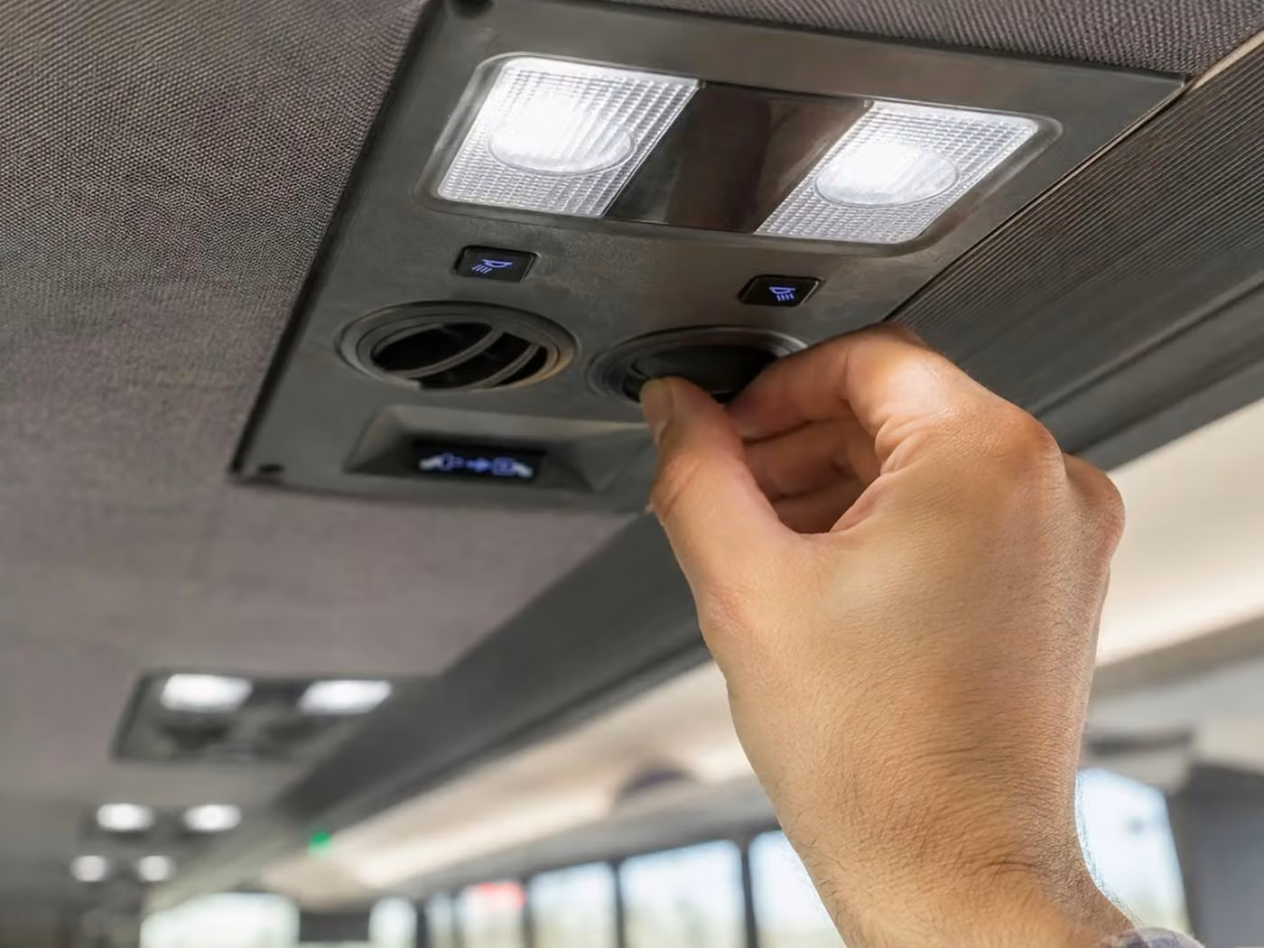 winter springs 56 passenger charter bus air conditioning