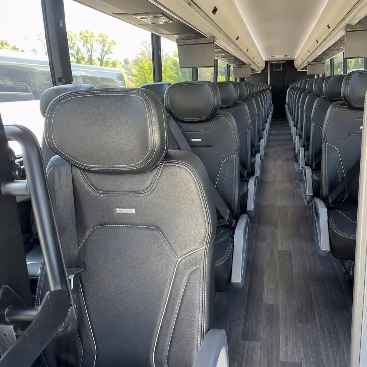 winter springs charter bus interior 3