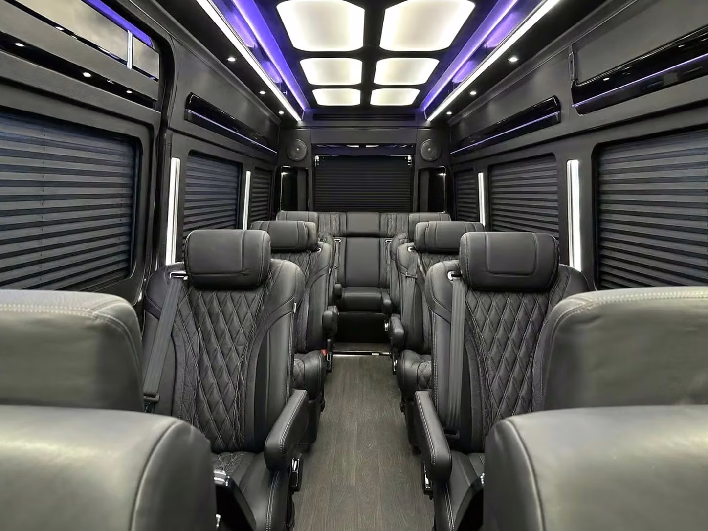 winter springs sprinter van rental with driver reclining seats