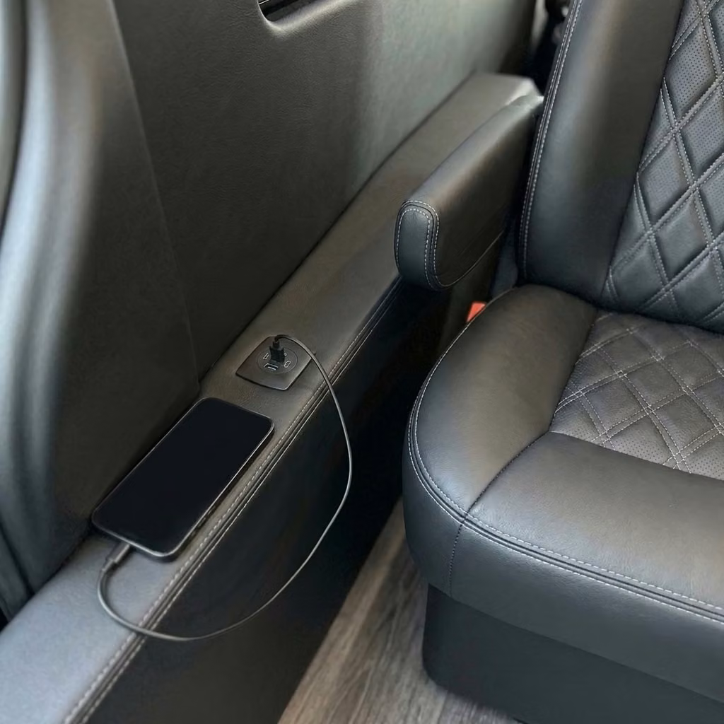 winter springs sprinter van rental with driver usb charging