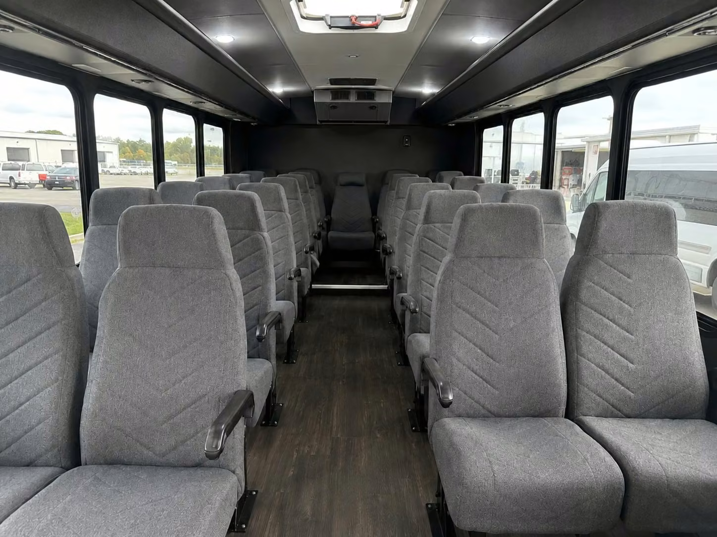 15 passenger minibus interior