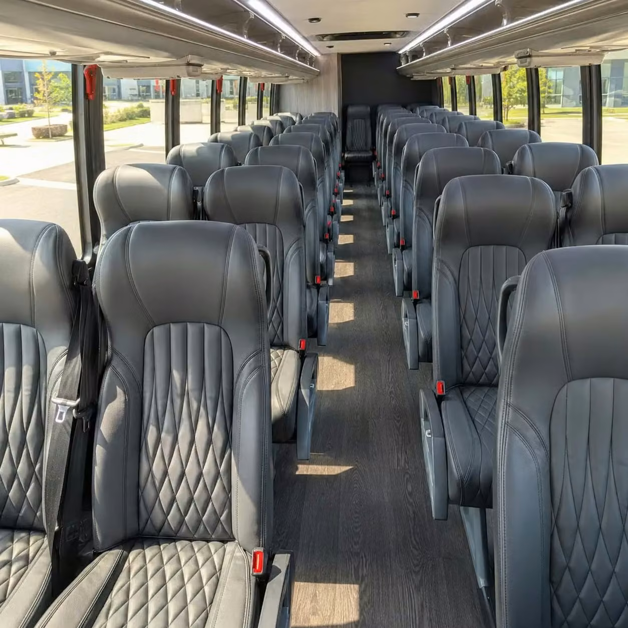 35 passenger minibus interior